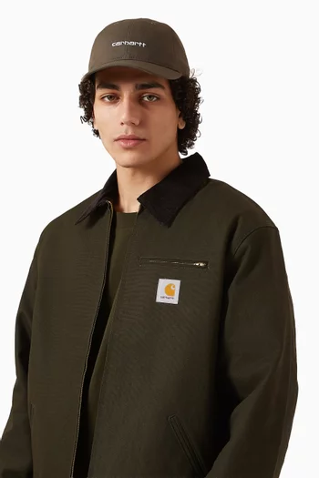 Canvas Script Cap in Cotton