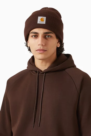 Acrylic Logo Beanie in Knit