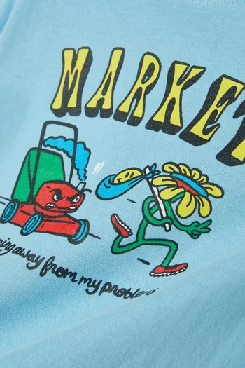 تي شيرت اون ذا رن قطن