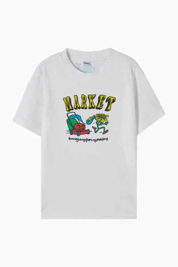 تي شيرت اون ذا رن قطن