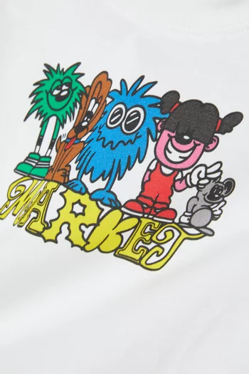 تي شيرت ماي سكواد قطن