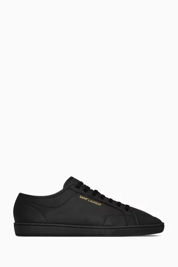 Gym Sneakers in Smooth Leather