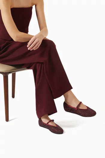 Gilda Ballet Flats in Mesh
