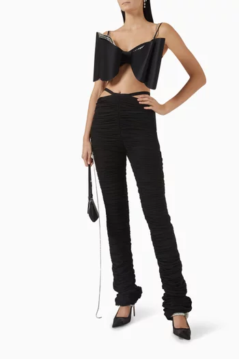 Le Cadeau Crop Top in Silk