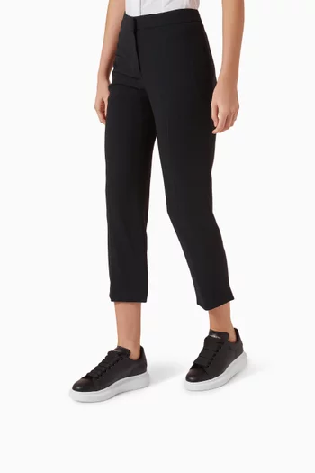 سنيكرز بنعل سميك جلد عجل