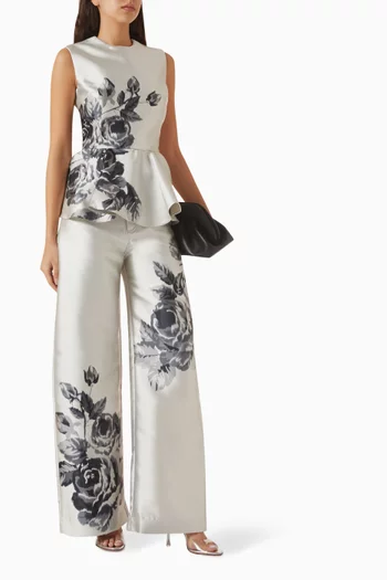 بلوزة بطبعة زهور