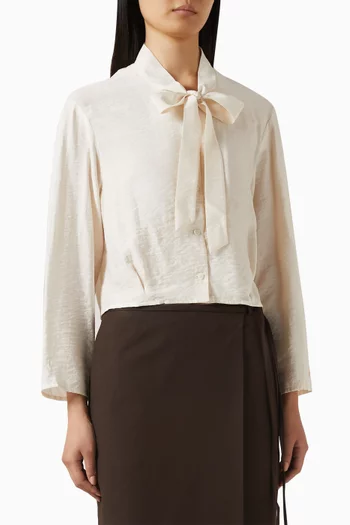 Tie-neck Blouse