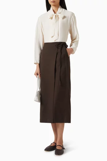Wrap Maxi Skirt