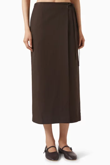 Wrap Maxi Skirt