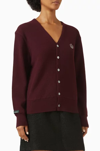 Unisex Logo Cardigan in Knit