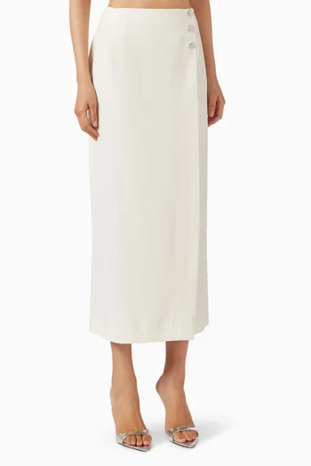 تنورة سيندي متوسطة الطول صوف بكر