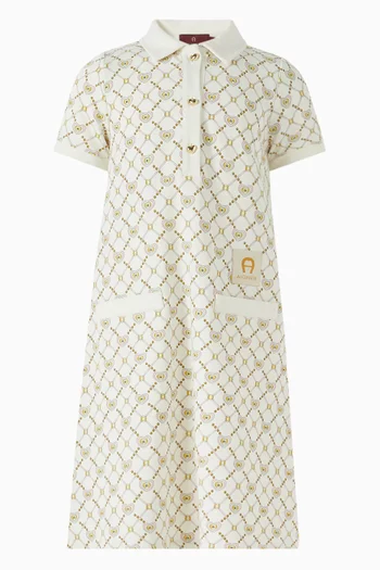 Allover-print Shirt Dress