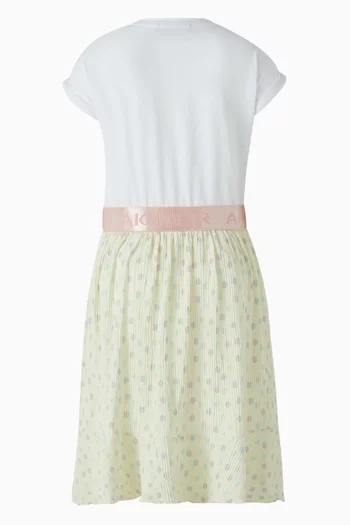 Printed Dress in Cotton-blend