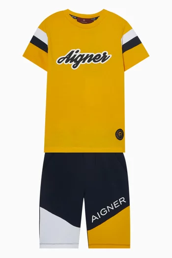 Graphic Logo T-shirt in Cotton