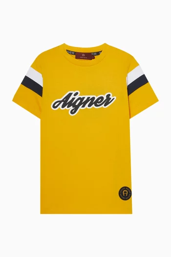 Graphic Logo T-shirt in Cotton
