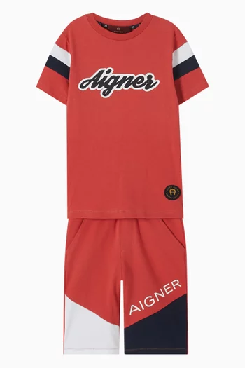 Graphic Logo T-shirt in Cotton