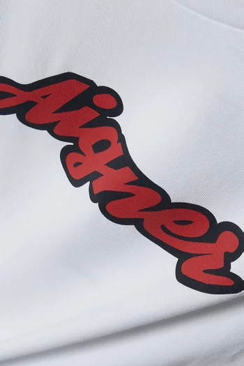 Graphic Logo T-shirt in Cotton