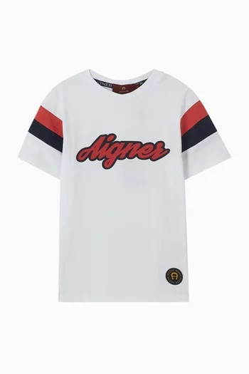 Graphic Logo T-shirt in Cotton