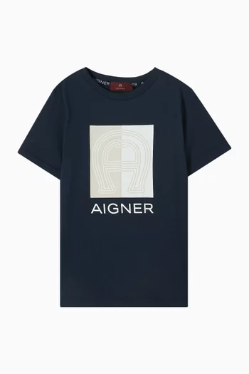 Logo-print T-shirt in Cotton-jersey