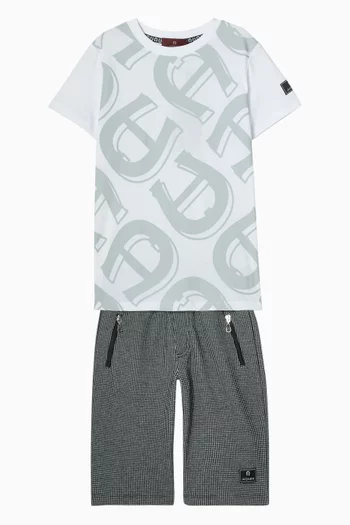 Logo-print T-shirt in Cotton