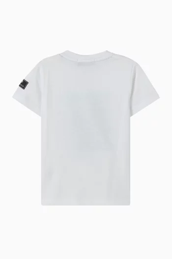 Graphic Logo Print T-shirt in Cotton