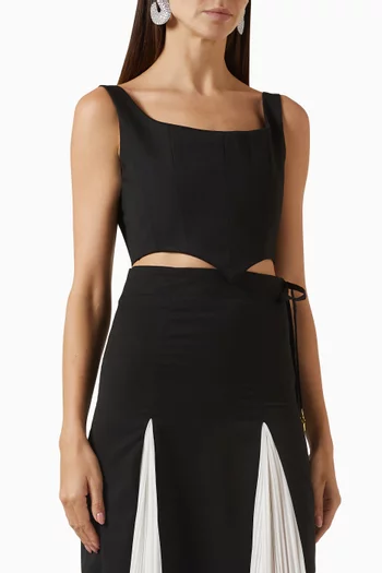 Corset Top in Wool