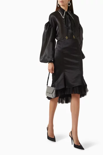 Jacqueline Skirt in Satin & Tulle