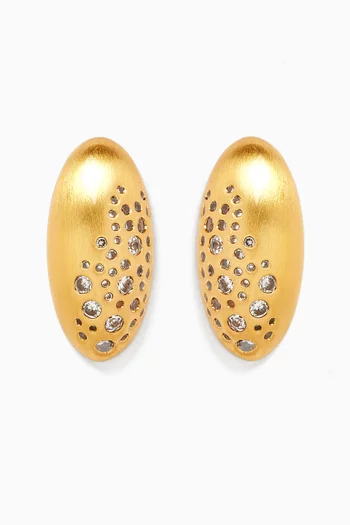 Ali Earrings in 18kt Gold-plated Brass