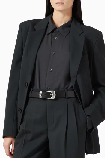 Neve Belt in Smooth Leather