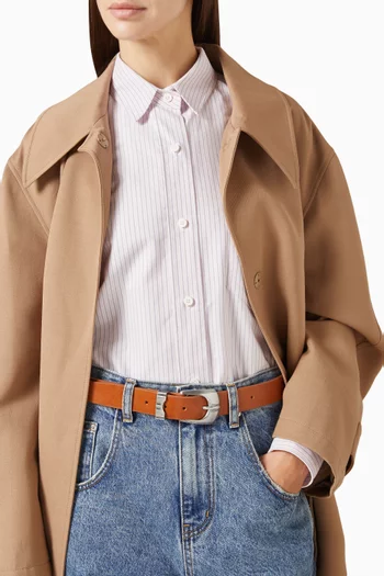 Neve Belt in Smooth Leather