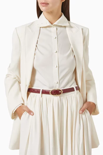 Halo Belt in Leather