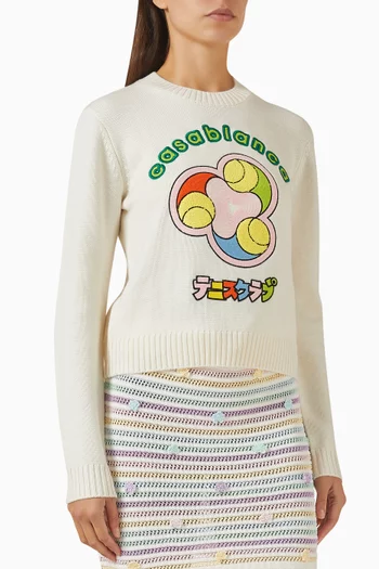 Tennis Ball Crewneck Sweatshirt