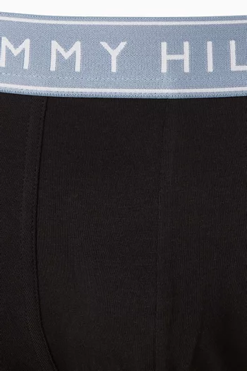 Essentials Logo Trunks in Stretch Cotton, Set of 3