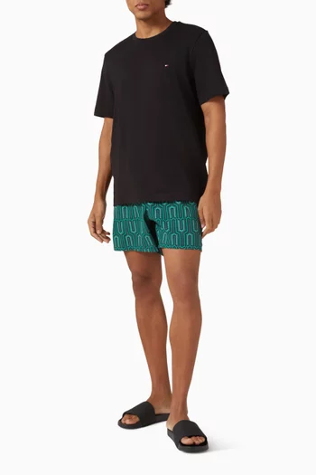 Printed Medium Swim Shorts