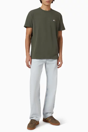 Tonal Tommy Badge T-shirt in Cotton