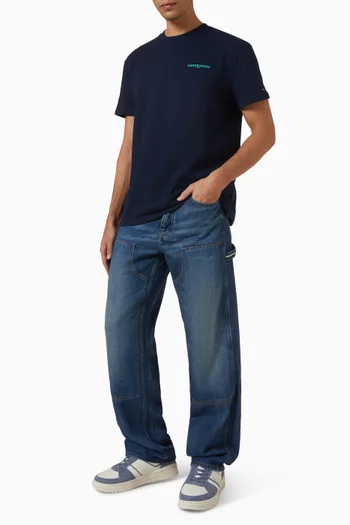 Back Graphic T-shirt in Cotton