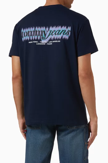 Back Graphic T-shirt in Cotton