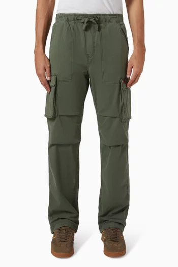 بنطال أوتيس بجيوب كارغو قطن مطاطي