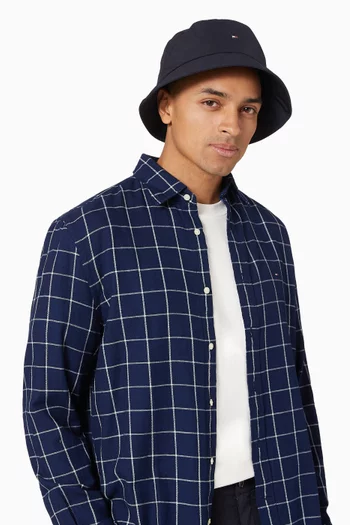 قبعة باكيت بيرفورمانس بتصميم مقاوم للماء مزيج نايلون