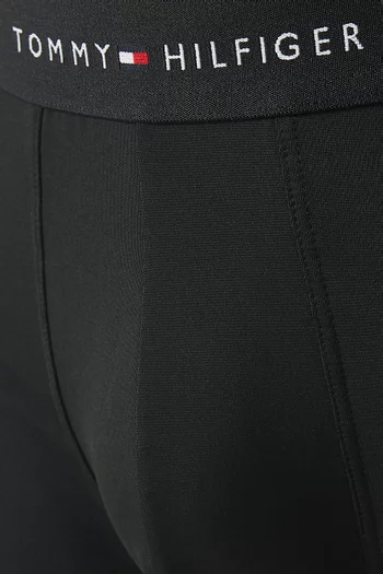 طقم بوكسر بشعار الماركة مايكروفايبر، 3 قطع