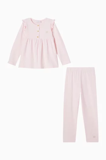 طقم بيجاما بشعار الماركة