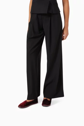 حذاء فورلانا بكعب مسطح مخمل