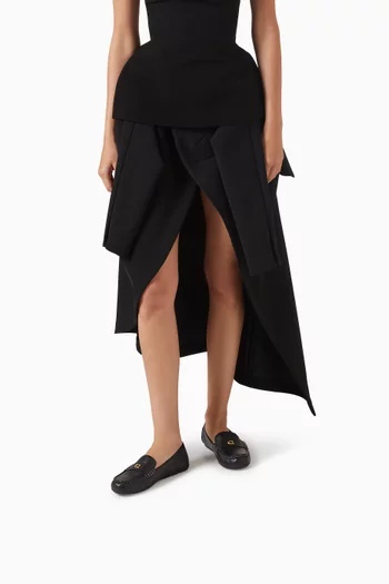 Driving Loafers in Grained Leather