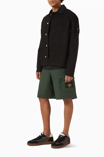 Bermuda Shorts in Cotton Canvas