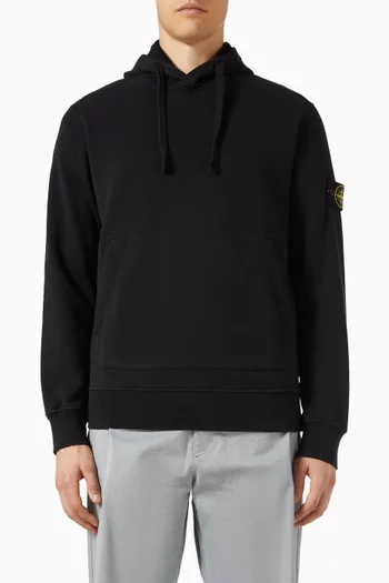 Hoodie in Cotton Fleece
