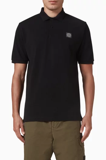 Logo Polo Shirt in Cotton-piqué