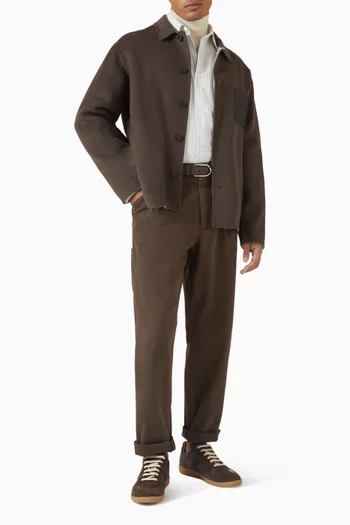 قميص بنمط جاكيت نافيد صوف