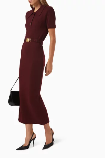 Belted Polo Dress
