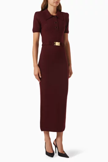 Belted Polo Dress