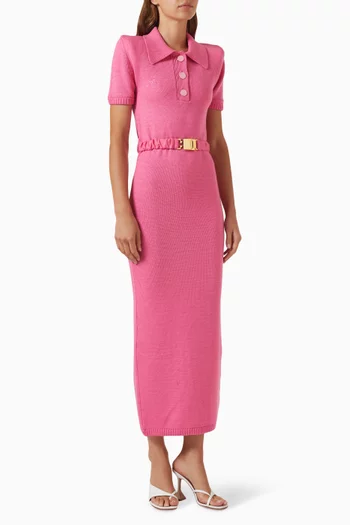 Belted Polo Dress